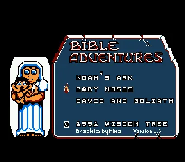 Bible Adventures (USA) (Unl) screen shot title